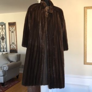 Full length mink coat